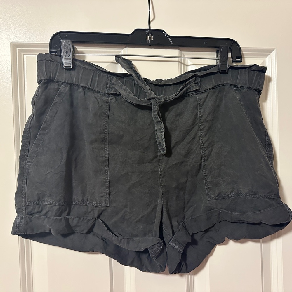 Charcoal Gray Aerie Super Soft Shorts Size Small